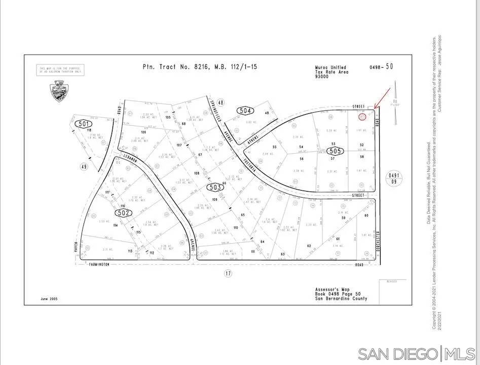 San Bernardino, CA 92401,0 APN 0498-505-07-0000 #52