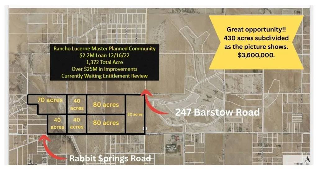 Lucerne Valley, CA 92356,0 Rabbit Springs