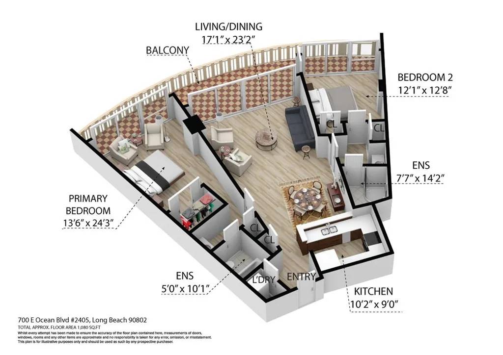 Long Beach, CA 90802,700 E Ocean Boulevard #2405