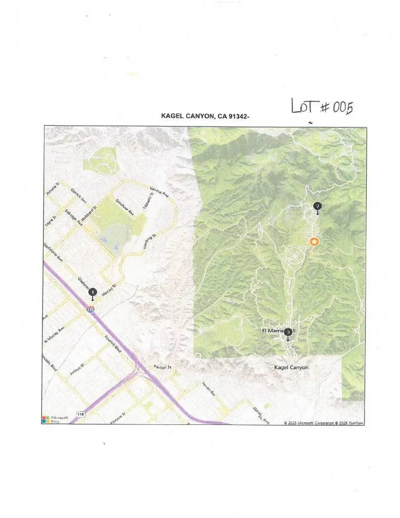 Kagel Canyon, CA 91342,5 Parcel 2845-020-005