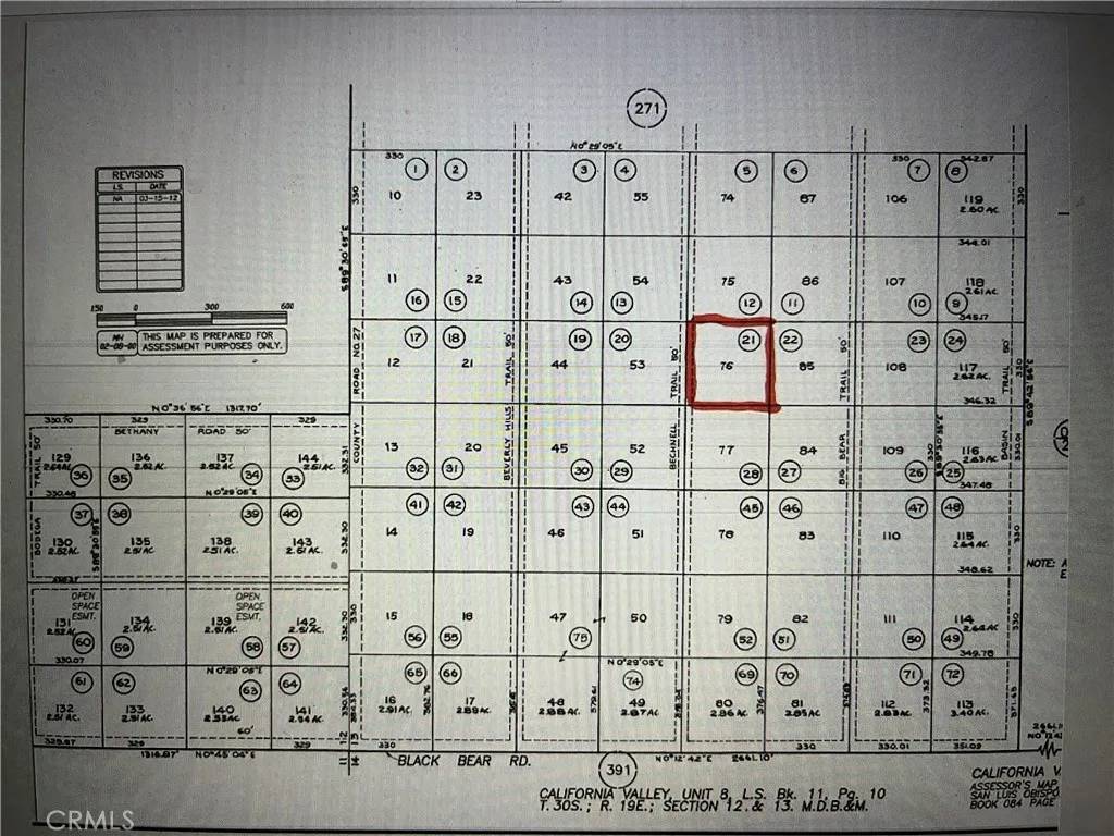 Santa Margarita, CA 93453,0 Bechnell Trail