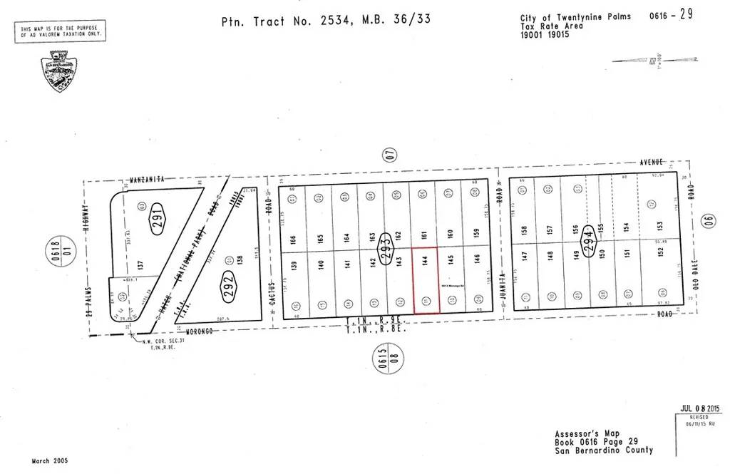 29 Palms, CA 92277,0 Morongo