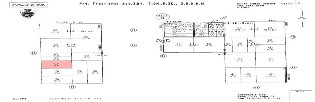 Newberry Springs, CA 92365,0 Twin Lakes Dr. & Mountain View Rd.
