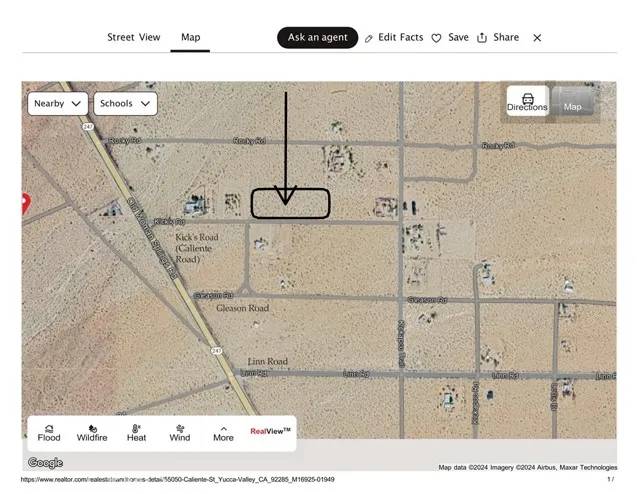 Landers, CA 92285,0 East of Old Woman Springs Rd and North of Lin Rd