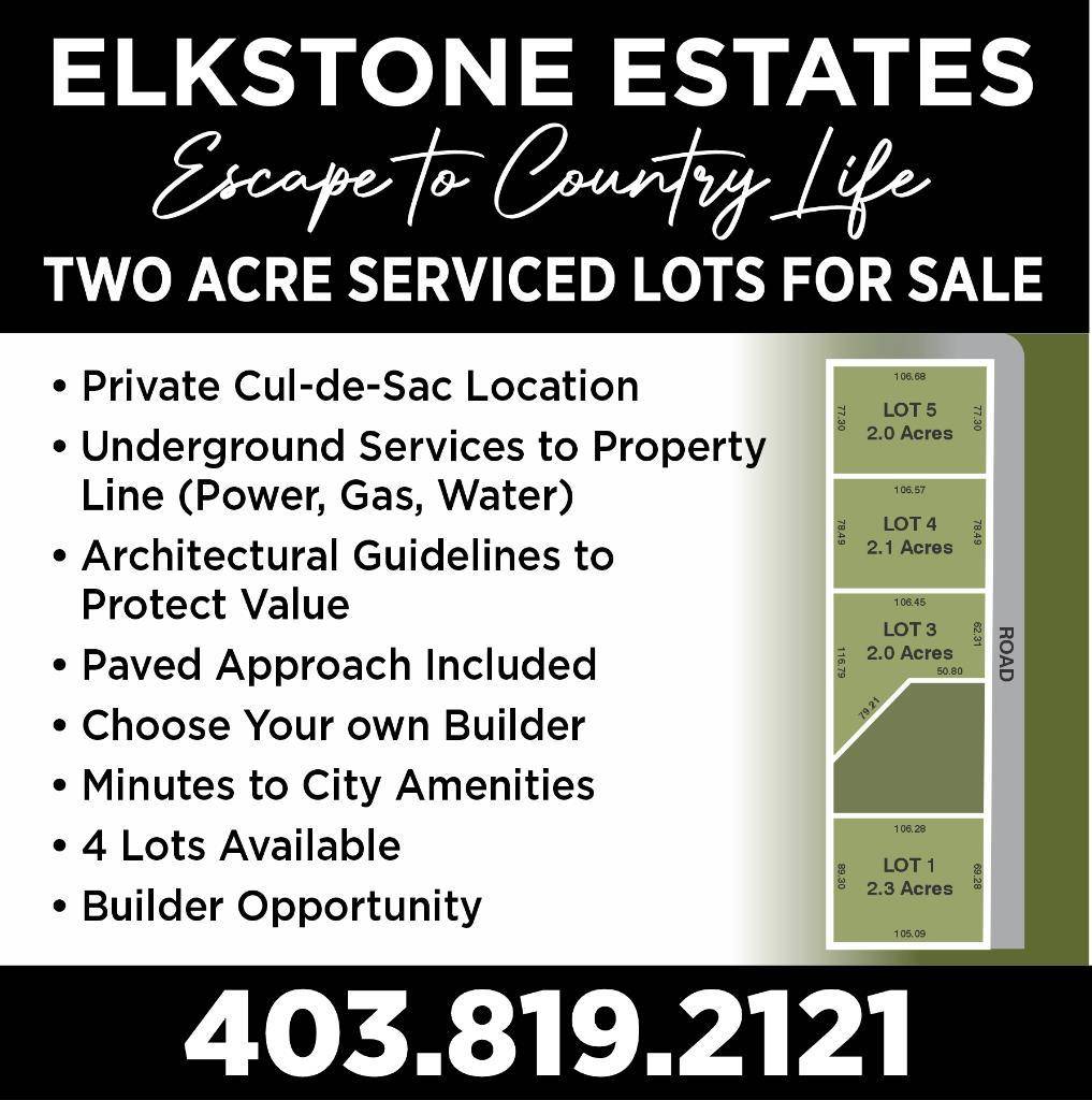 Rural Rocky View County, AB T4C 2Y8,29 Elkstone WAY
