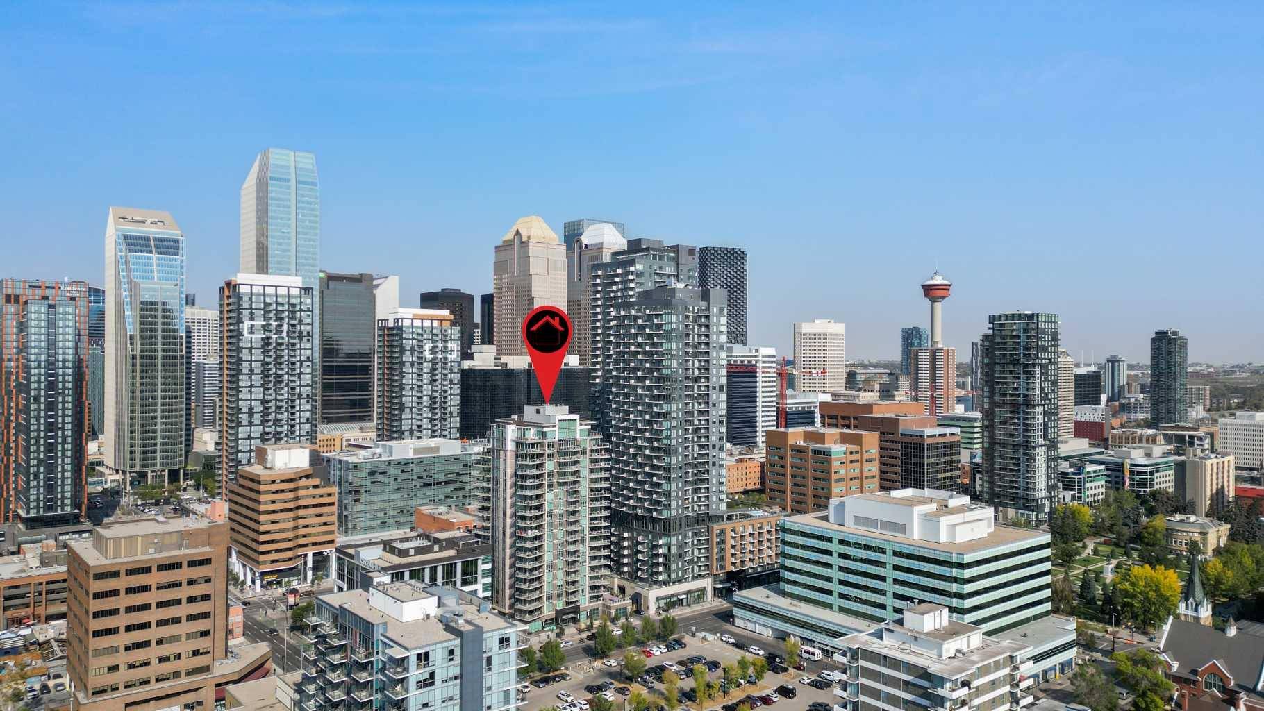 Calgary, AB T2R 0B1,530 12 AVE SW #1401