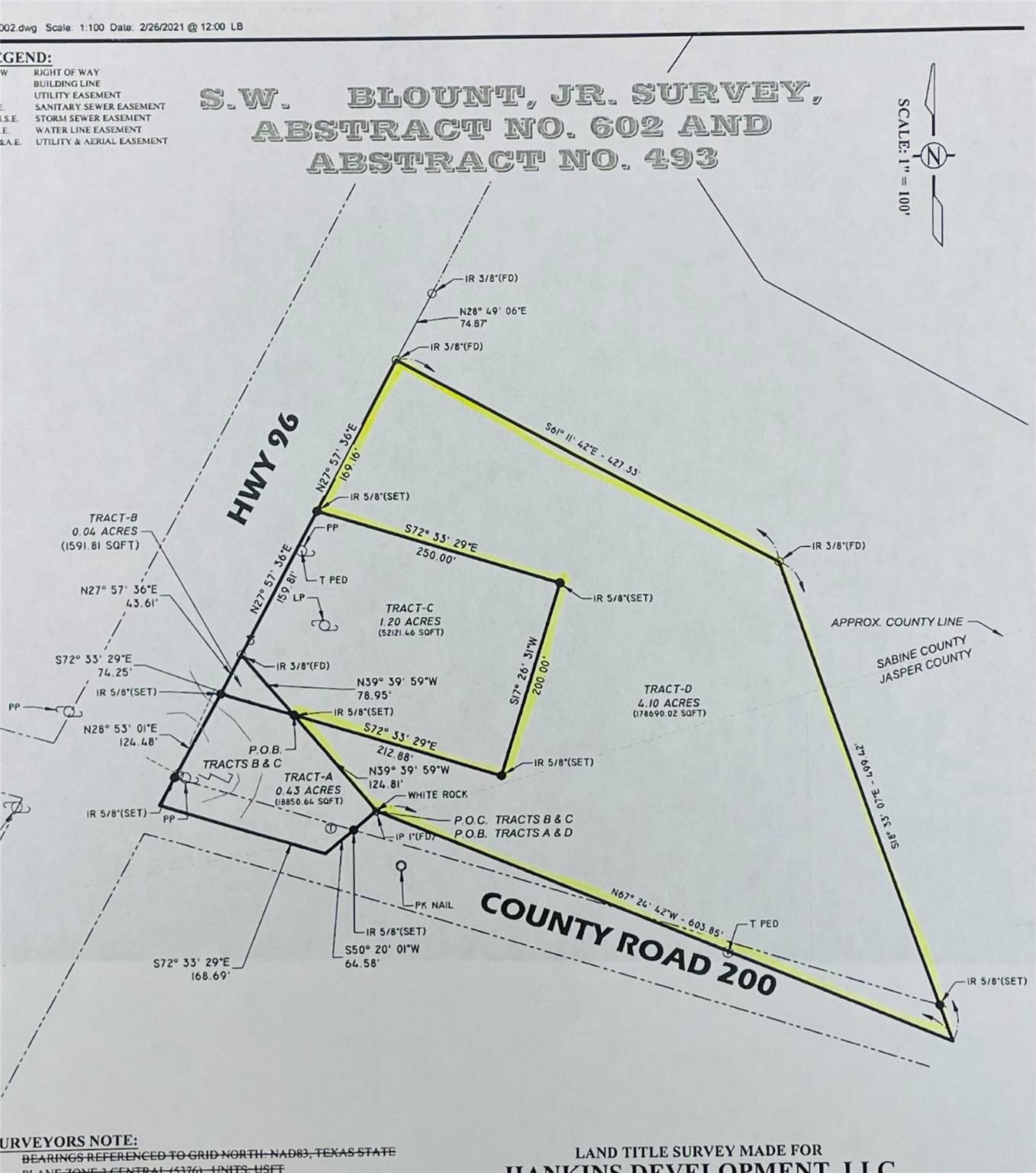Brookeland, TX 75931,TBD Us-96 and County Road 200