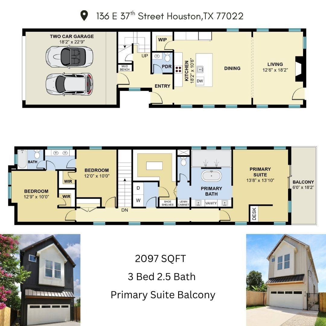 Houston, TX 77018,136 E 37th Street