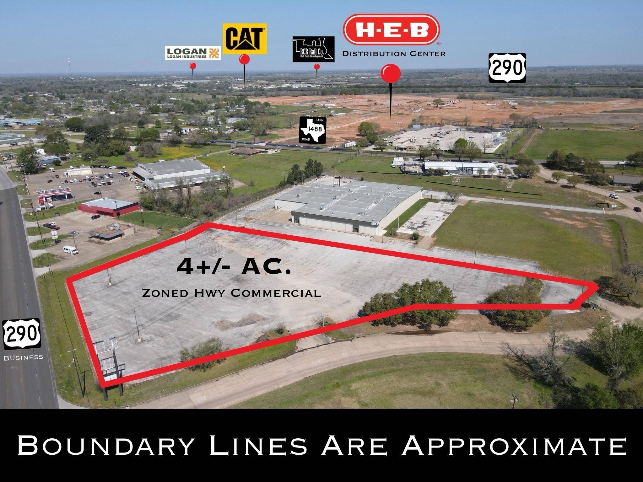 Hempstead, TX 77445,4 Acres Business 290