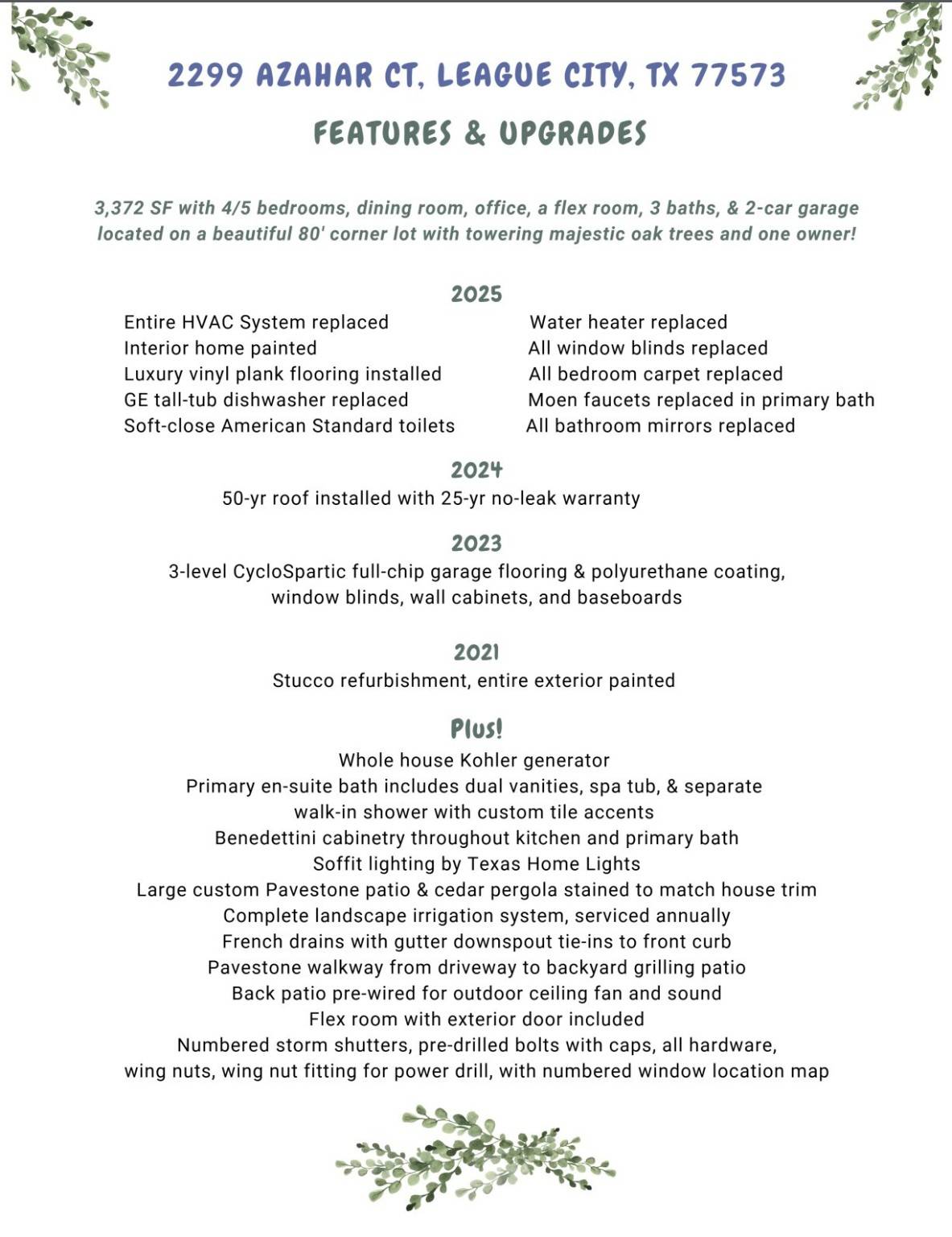 League City, TX 77573,2299 Azahar CT