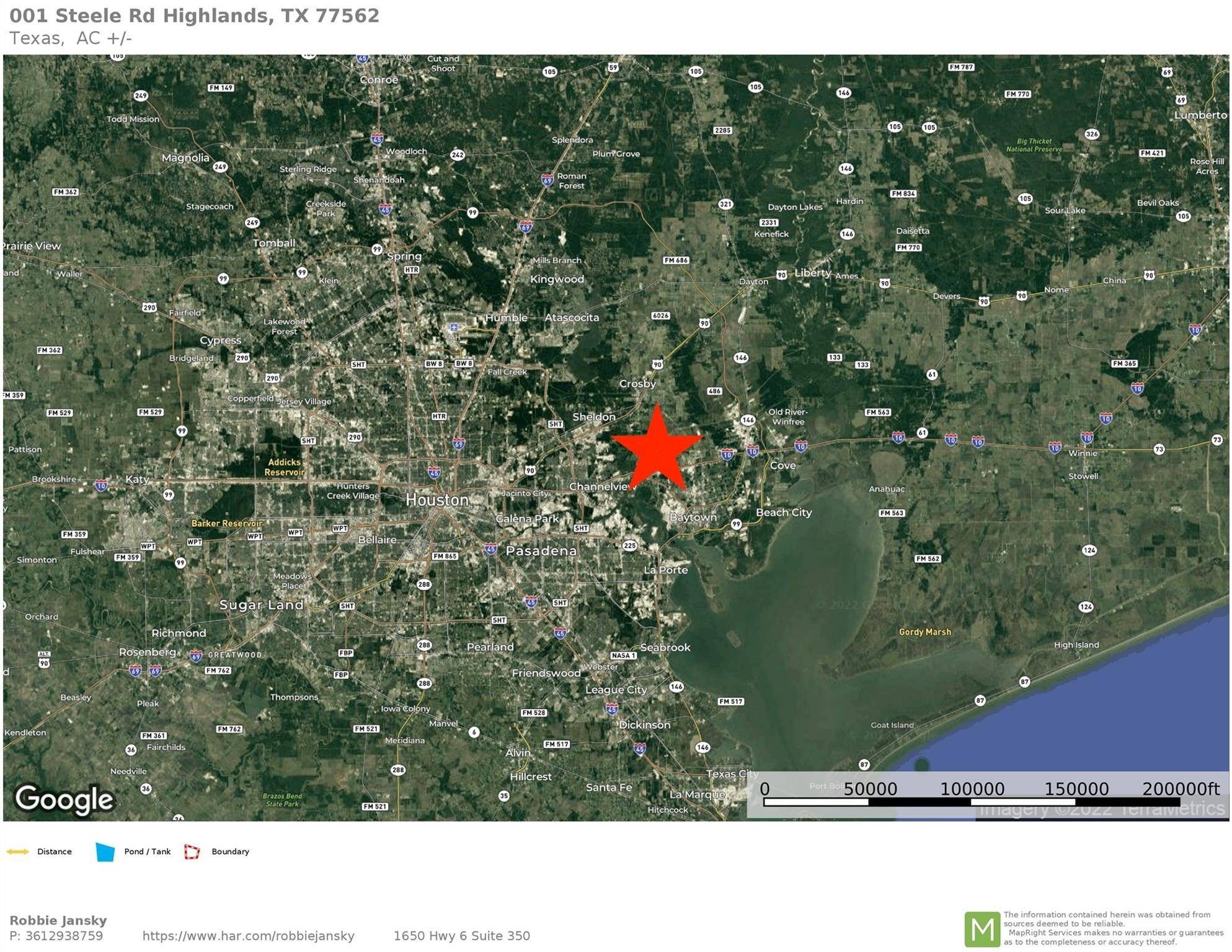 Highlands, TX 77562,001 Steele RD