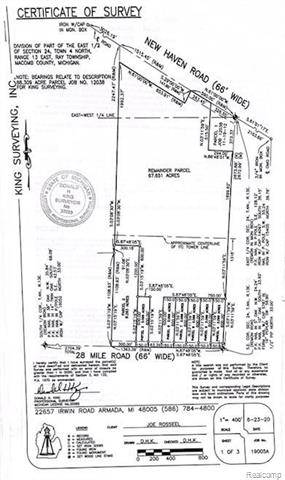 Ray Twp, MI 48096,0 28 Mile Road Lot 3A