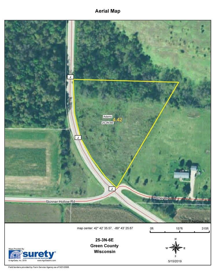 Monticello, WI 53570,4.41 Ac County Road J