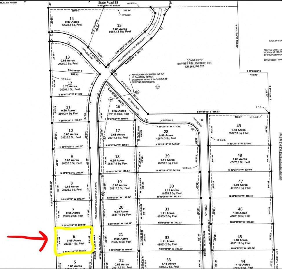 Bedford, IN 47421,TBD Lot 6 Fellowship Drive