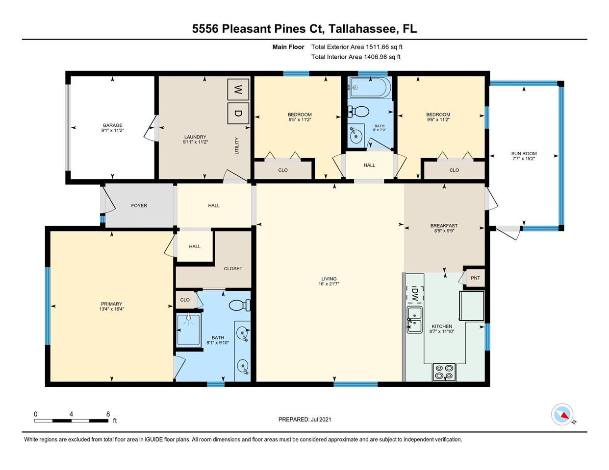 Tallahassee, FL 32303,5556 Pleasant Pines Court